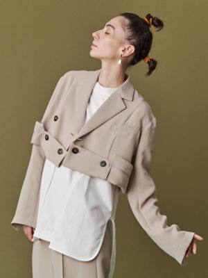 ＳＨＥＥＲ　ＬＡＹＥＲＥＤ　ＪＫ【セットアップ着用可能】