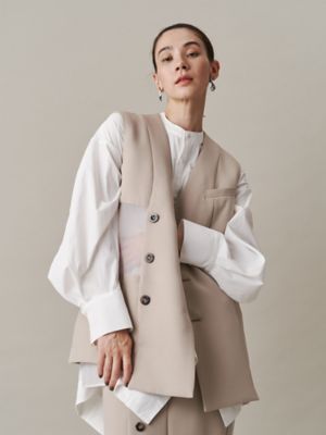 ＜UN3D.＞ＳＨＥＥＲ　ＬＡＹＥＲＥＤ　ＶＥＳＴ【セットアップ着用可能】