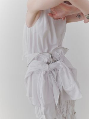 UN3D./アンスリード WAVE SHIRRING 2WAY SH【セットアップ着用可能】