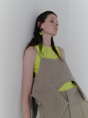 UN3D./アンスリード HOLE DETAIL T-SH UN3D.（アンスリード） tシャツ DENIM DETAIL DOCKING T-SH