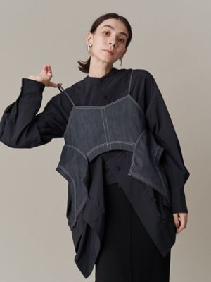 UN3D./アンスリード HOLE DETAIL T-SH HOLE DETAIL CAMISOLE【セットアップ着用可能