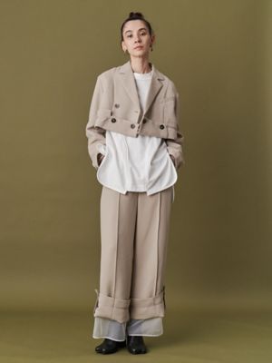 ＳＨＥＥＲ　ＬＡＹＥＲＥＤ　ＰＴ【セットアップ着用可能】