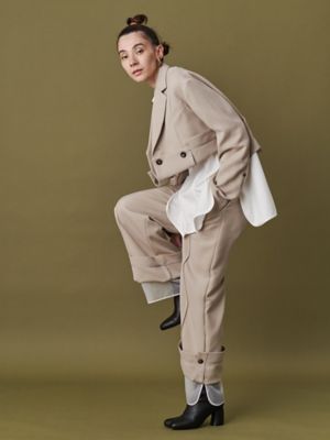 ＳＨＥＥＲ　ＬＡＹＥＲＥＤ　ＰＴ【セットアップ着用可能】