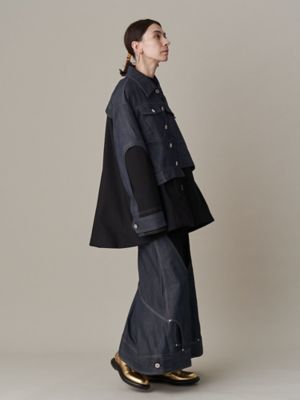 DENIM DETAIL DOCKING SK【セットアップ着用可能