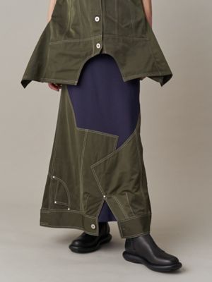 DENIM DETAIL DOCKING SK【セットアップ着用可能