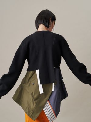 UN3D ポケットドッキングショートトップ ¥31,900 黒 UN3D ポケットドッキングショートトップ ¥31,900 黒 UN3D.（アンス