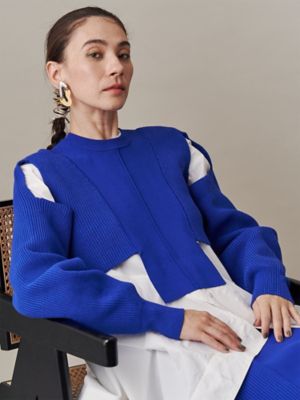 トップス UN3D. OPEN SLEEVE KT SET BL UN3D.（アンスリード）の「【UN3D.(アンスリード)】OPEN SLEEVE KT SET