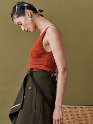 KBFニット❤️アンスリードキャミ セール】3WAY KNIT CAMISOLE / 3WAYニットキャミソール（キャミソール