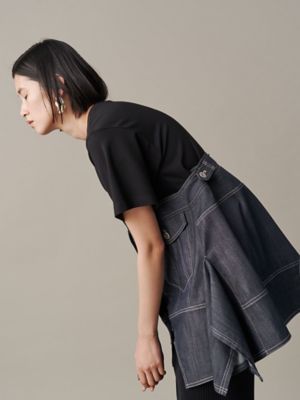 ＤＥＮＩＭ　ＤＥＴＡＩＬ　ＤＯＣＫＩＮＧ　Ｔ－ＳＨ【セットアップ着用可能】