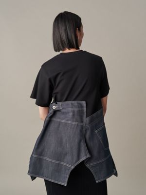 ＤＥＮＩＭ　ＤＥＴＡＩＬ　ＤＯＣＫＩＮＧ　Ｔ－ＳＨ【セットアップ着用可能】
