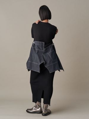 ＤＥＮＩＭ　ＤＥＴＡＩＬ　ＤＯＣＫＩＮＧ　Ｔ－ＳＨ【セットアップ着用可能】