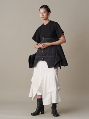 ＤＥＮＩＭ　ＤＥＴＡＩＬ　ＤＯＣＫＩＮＧ　Ｔ－ＳＨ【セットアップ着用可能】