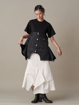 ＤＥＮＩＭ　ＤＥＴＡＩＬ　ＤＯＣＫＩＮＧ　Ｔ－ＳＨ【セットアップ着用可能】