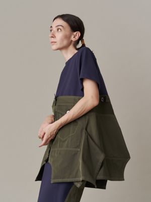 ＤＥＮＩＭ　ＤＥＴＡＩＬ　ＤＯＣＫＩＮＧ　Ｔ－ＳＨ【セットアップ着用可能】