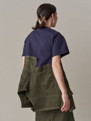 ＤＥＮＩＭ　ＤＥＴＡＩＬ　ＤＯＣＫＩＮＧ　Ｔ－ＳＨ【セットアップ着用可能】