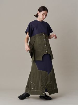 ＤＥＮＩＭ　ＤＥＴＡＩＬ　ＤＯＣＫＩＮＧ　Ｔ－ＳＨ【セットアップ着用可能】