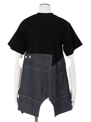 ＤＥＮＩＭ　ＤＥＴＡＩＬ　ＤＯＣＫＩＮＧ　Ｔ－ＳＨ【セットアップ着用可能】