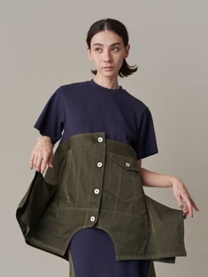 ＤＥＮＩＭ　ＤＥＴＡＩＬ　ＤＯＣＫＩＮＧ　Ｔ－ＳＨ【セットアップ着用可能】
