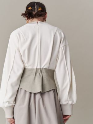 CORSET DETAIL TOP | UN3D./アンスリード | 三越伊勢丹