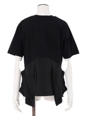トップス UN3D HOLE DETAIL T-SH 522522701101 UN3D]HOLE DETAIL T-SH/BLACK(522522701101) – R&Co.