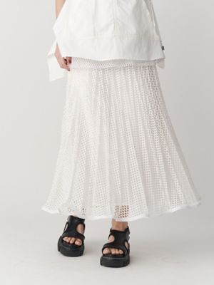 リアル MESH ORIGAMI PLEATS SK | UN3D./アンス スカート