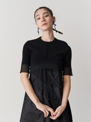 ＣＯＬＯＲ　ＢＬＯＣＫ　ＳＨＥＥＲ　ＴＯＰ