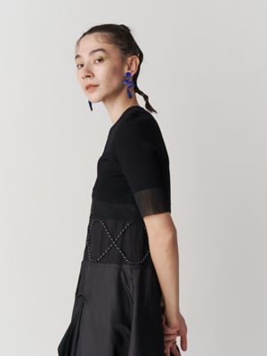 ＣＯＬＯＲ　ＢＬＯＣＫ　ＳＨＥＥＲ　ＴＯＰ