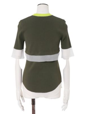 ＣＯＬＯＲ　ＢＬＯＣＫ　ＳＨＥＥＲ　ＴＯＰ