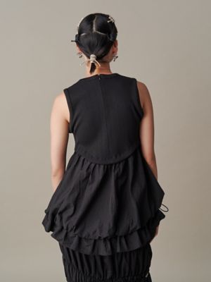 ＶＯＬＵＭＥ　ＢＡＬＬＯＯＮ　ＴＯＰ【セットアップ着用可能】