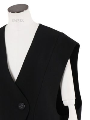 SHEER POCKET 2WAY COCOON VEST | UN3D