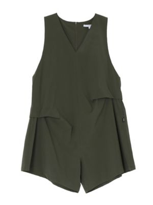 UN3D. RUSH GUARD TUCK SH カーキ色 38 UN3D. ラッシュガード RUSH GUARD TUCK SH「セットアップ着用
