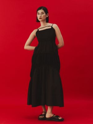 UN3D. アンスリード ウェーブラインキャミワンピース24AW 36 UN3D. アンスリード ウェーブラインキャミワンピース24AW 36 UN3D