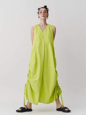 UN3D./アンスリード TYPEWRITER GATHER OP イエロー ワンピース・ドレス【三越伊勢丹/公式】