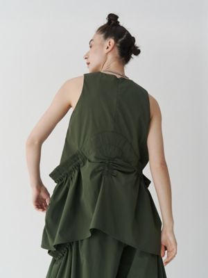 ROUND GATHER TOP【セットアップ着用可能