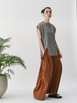 ROUND GATHER WIDE PT【セットアップ着用可能
