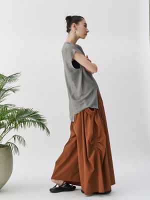 ROUND GATHER WIDE PT【セットアップ着用可能