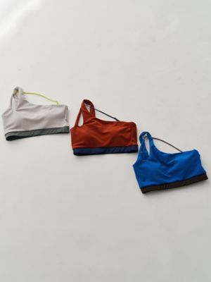 UN3D./アンスリード ONE SHOULDER CROSS TOP