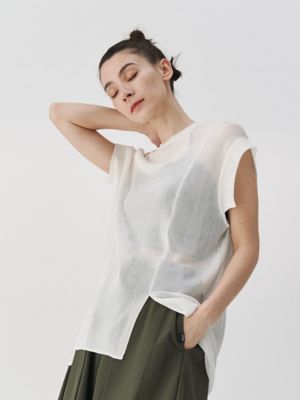 UN3D./アンスリード ＳＨＥＥＲ　ＳＬＥＥＶＥＬＥＳＳ　ＫＴ　ＴＯＰ