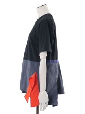 【新品タグ付き】UN3D. ASYMME HEM T-SH トップス　Tシャツ ASYMME HEM T-SH / アシメヘムTシャツ（Tシャツ/カットソー