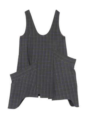 美品 25AW UN3D. アンスリード インサートデザインベスト 522550101401 サイズF ブラック レディース 古着 中古 USED UN3D.（アンスリード） 美品 25AW UN3D. インサートデザインベスト