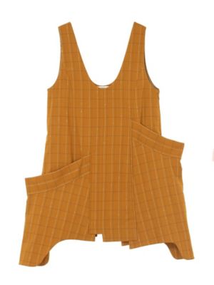 UN3D./アンスリード LINE CHECK INSERT DESIGN VEST キャメル アウター【三越伊勢丹/公式】