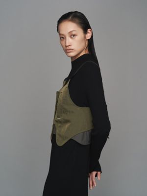 CURVE FLAP FIELD BUSTIER【セットアップ着用