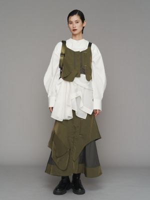 CURVE FLAP FIELD BUSTIER【セットアップ着用