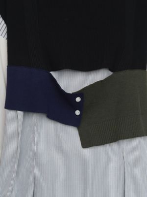 KNIT VEST DOCKING SHIRT | UN3D./アンスリード