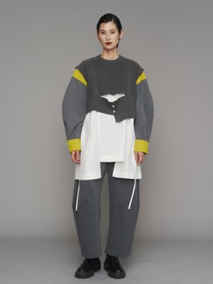 KNIT VEST DOCKING SHIRT | UN3D./アンスリード