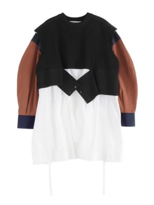 KNIT VEST DOCKING SHIRT | UN3D./アンスリード