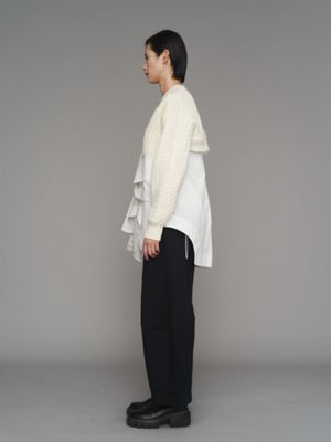 UN3D. アンスリード コクーンパンツ COCOON PT ホワイト 36 UN3D. アンスリード コクーンパンツ COCOON PT ホワイト 36 UN3D