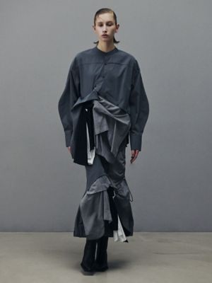 PATTERN MIX SHIRT SK【セットアップ着用可能