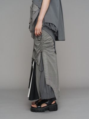 PATTERN MIX SHIRT SK【セットアップ着用可能