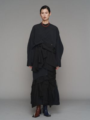 【chike】新品 ito fukuoka Poanセットアップ AMBIDEX Store 〇WAAN JACQUARD ハーフジップブルゾン(F GRAY